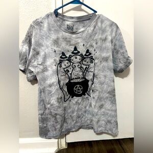 Spooky Axolotl Witch Tee